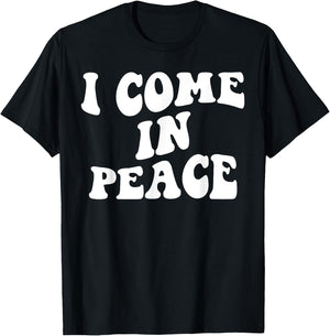 I Come in Peace Im Peace Couples Costume Women T-Shirt - T-Shirt | Black