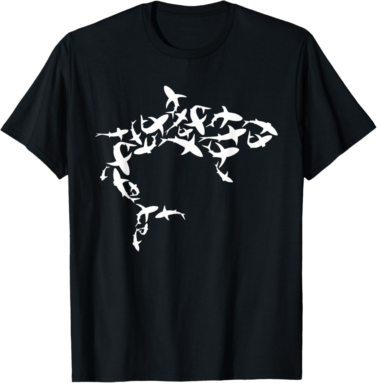 Great White Shark Lover Marine Biology Animal Science T-Shirt - T-Shirt | Black
