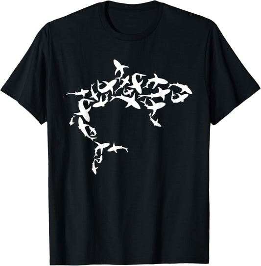 Great White Shark Lover Marine Biology Animal Science T-Shirt - T-Shirt | Black