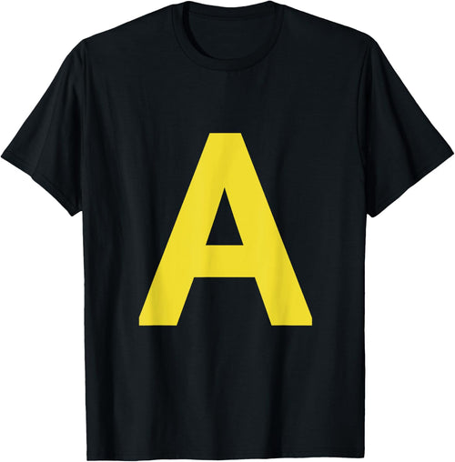 letter A funny chipmunk group matching halloween costume