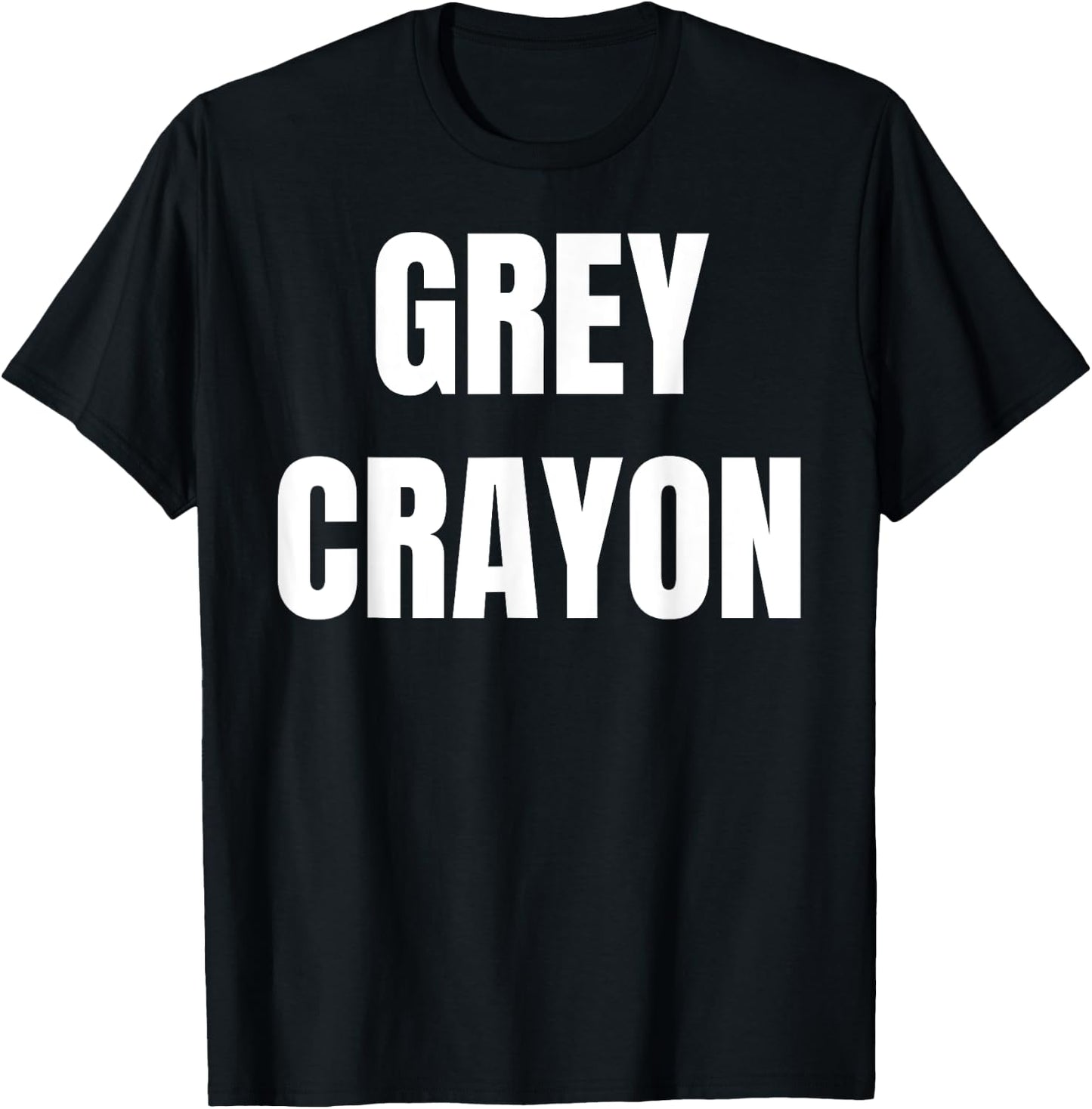 Grey Crayon Box Funny Group Crayon Costume T-Shirt - T-Shirt | Black