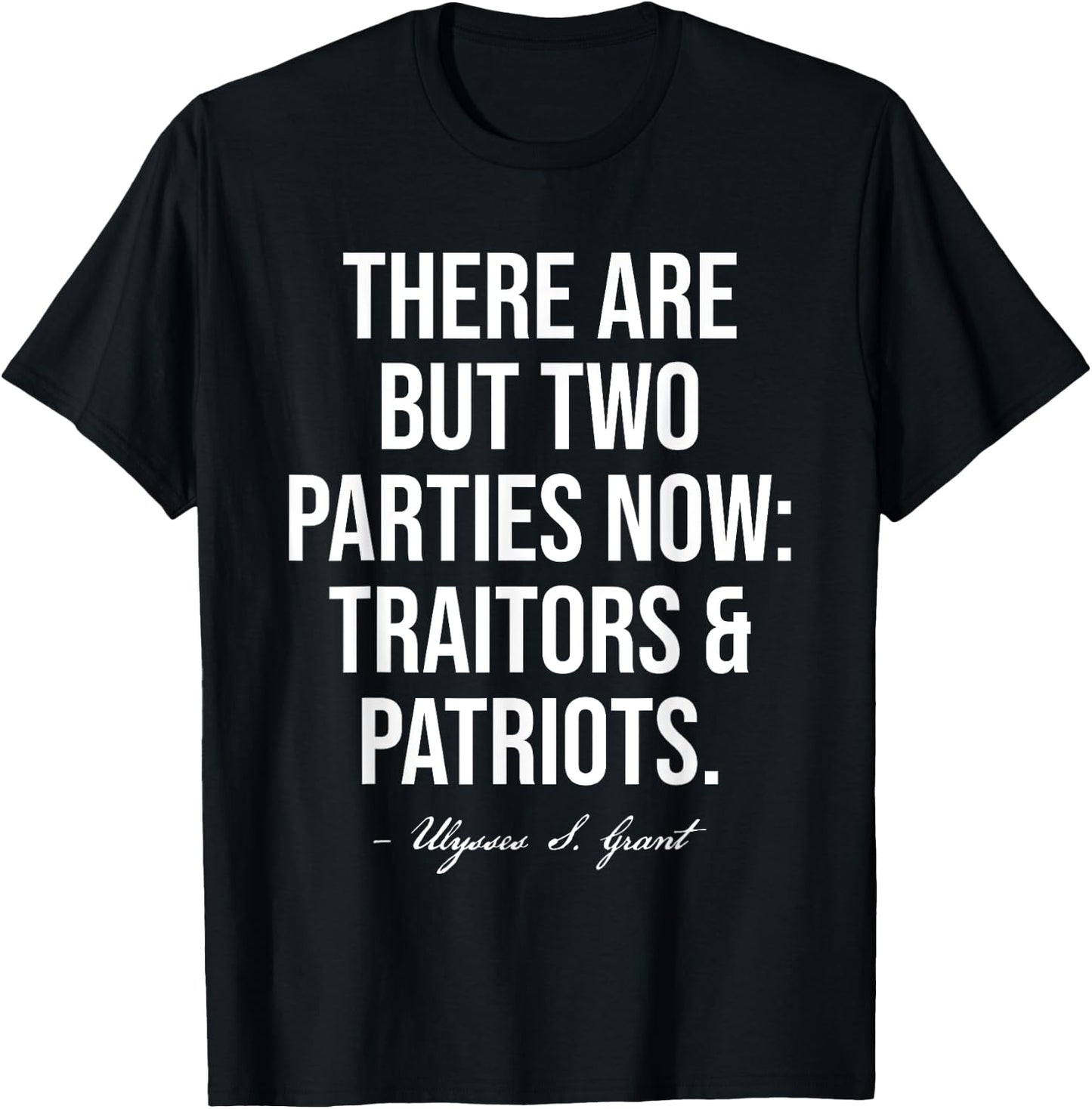 Republican Conservative Traitors And Patriots Trump 2024 T-Shirt - T-Shirt | Black