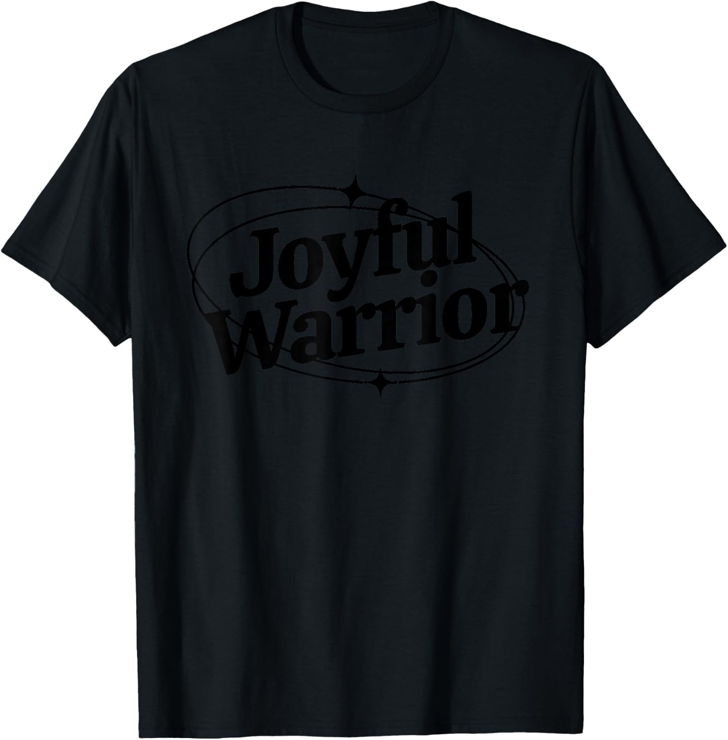Joyful Warrior Kamala Harris Tim Walz Waltz 2024 T-Shirt - T-Shirt | Black
