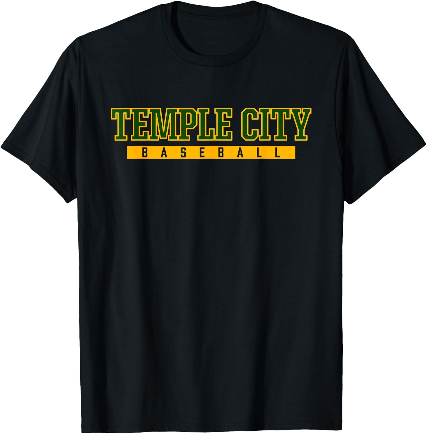 Temple City High School Baseball T-Shirt - T-Shirt | Black