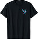 Hummingbird in pocket - Watercolor hummingbird design T-Shirt - T-Shirt | Black