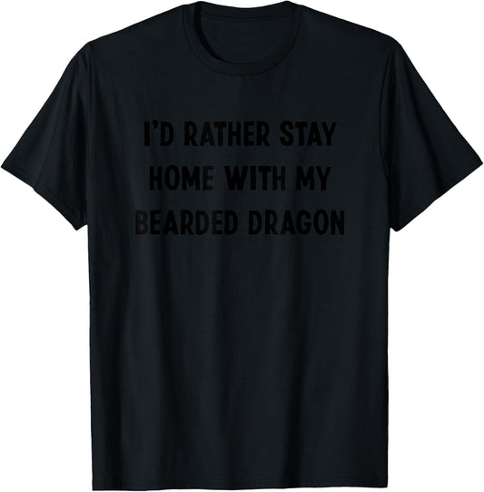 Bearded Dragon Funny Saying T-Shirt - T-Shirt | Black