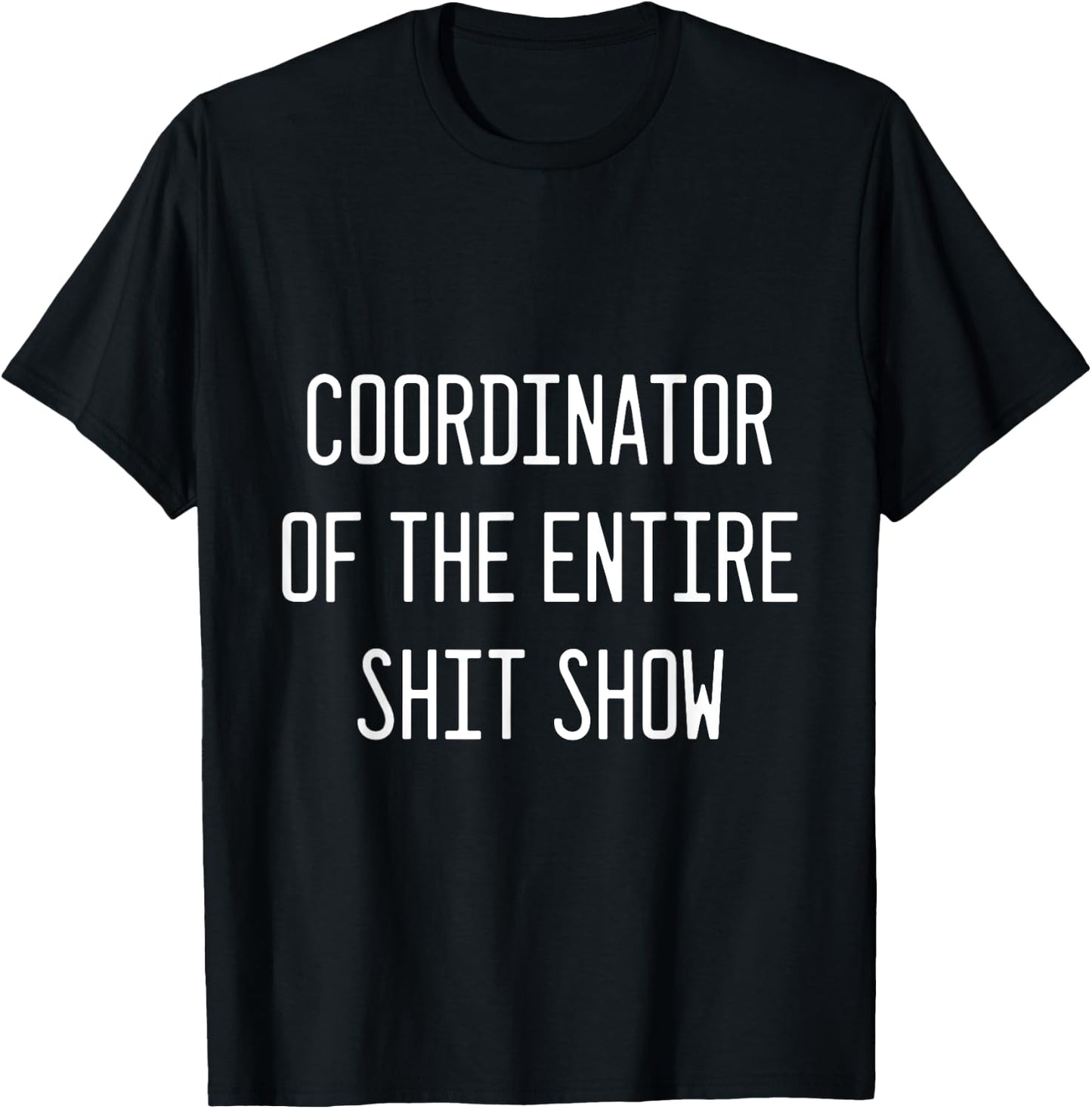 Coordinator of the Entire Shitshow T-Shirt - T-Shirt | Black