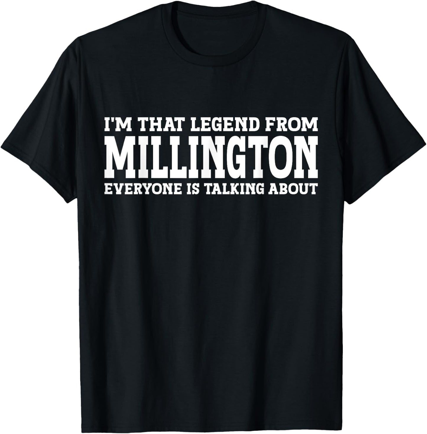 Millington Hometown TN Tennessee Home Roots City Millington T-Shirt - T-Shirt | Black