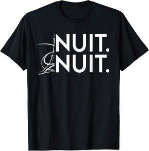 Nuit Nuit Basketball Night French Words Paris Eiffel Tower T-Shirt - T-Shirt | Black