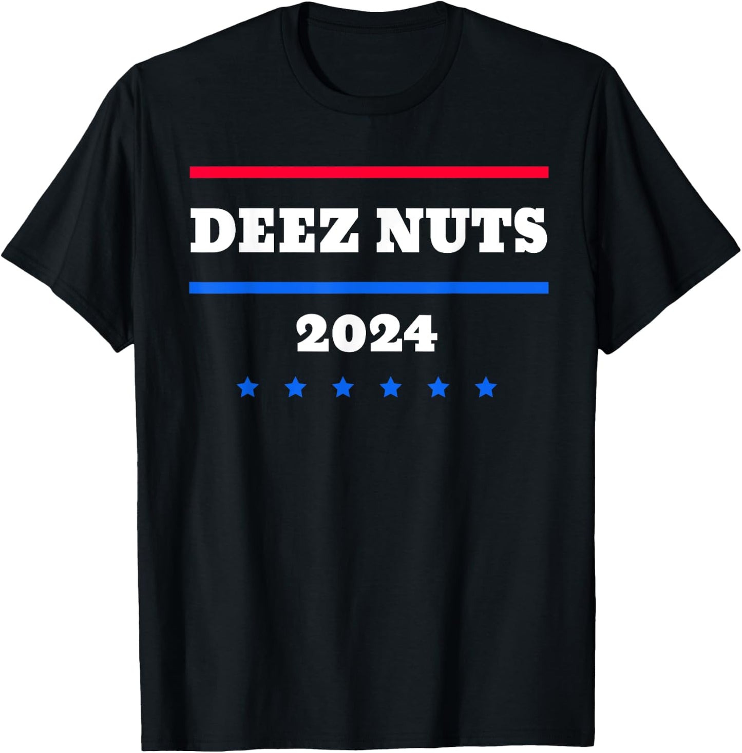 Deez Nuts 2024 Meme Campaign T-Shirt - T-Shirt | Black