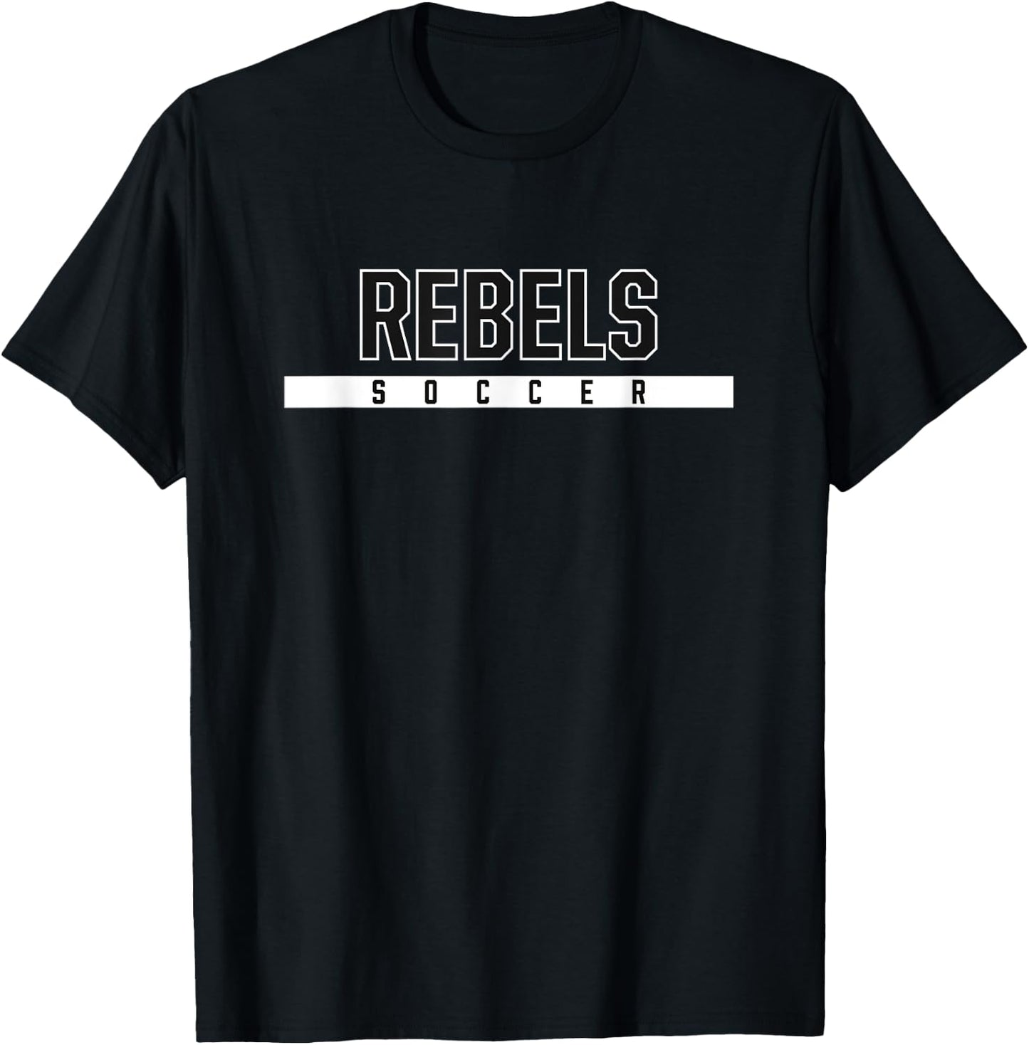 Rebels Tascosa High School Soccer T-Shirt - T-Shirt | Black