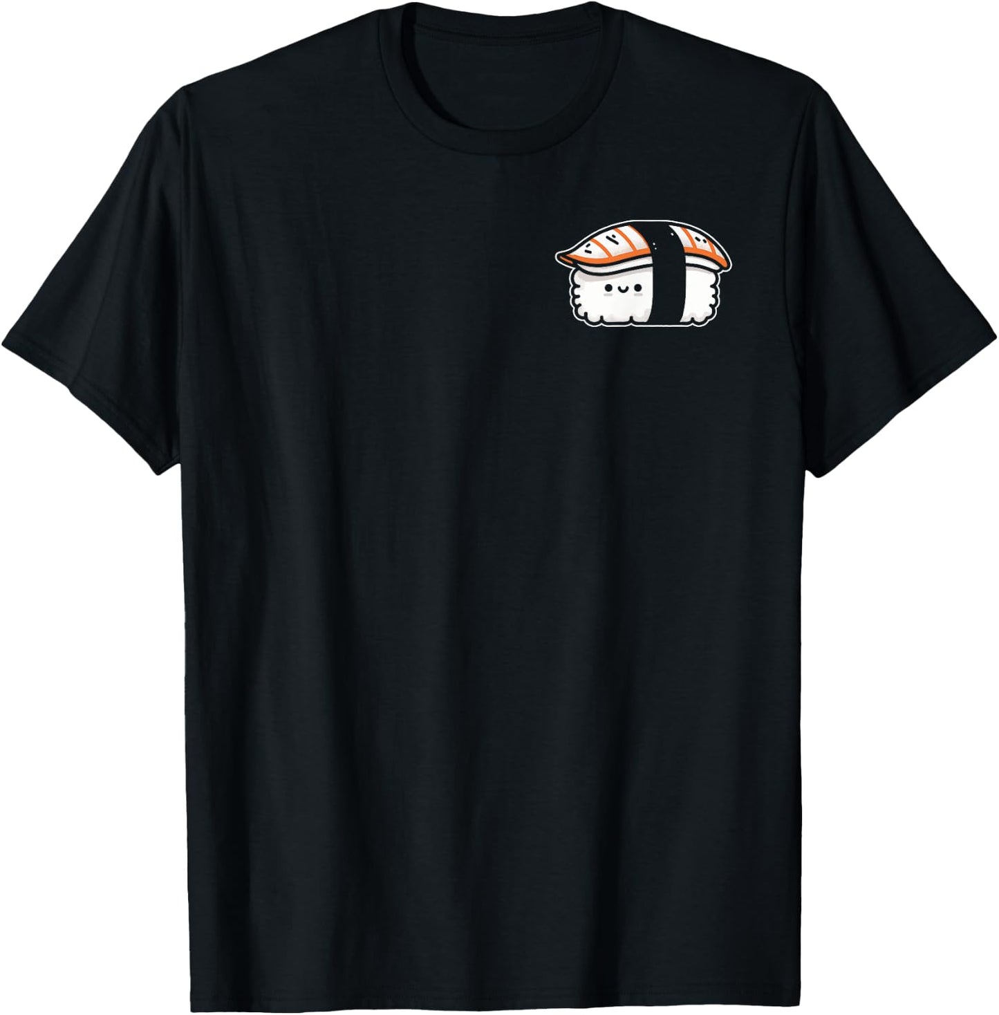 Unagi Nigiri Anime - Cute Kawaii Food Japanese Sushi T-Shirt - T-Shirt | Black