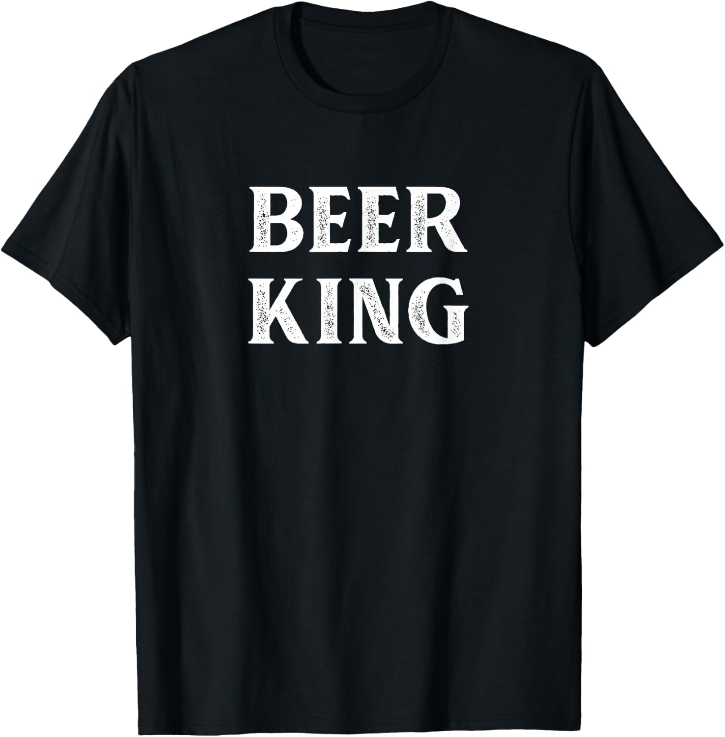 Beer King - Vintage Style T-Shirt - T-Shirt | Black
