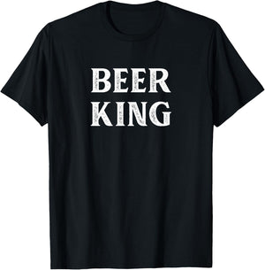 Beer King - Vintage Style T-Shirt - T-Shirt | Black