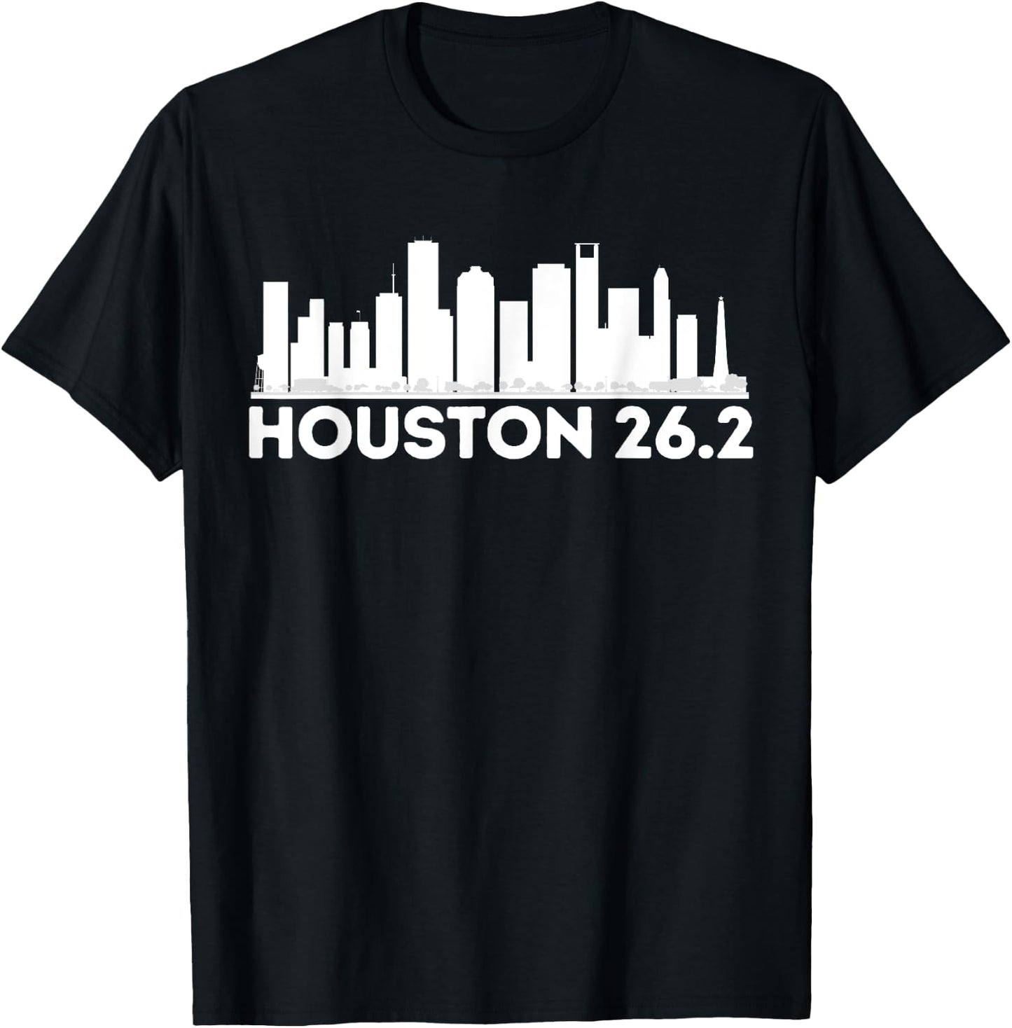 Houston Running Race 26.2 Full Marathon Runner T-Shirt - T-Shirt | Black