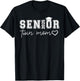 Senior 2025 Proud Twin Mom Of A Class Of 2025 Graduate T-Shirt - T-Shirt | Black