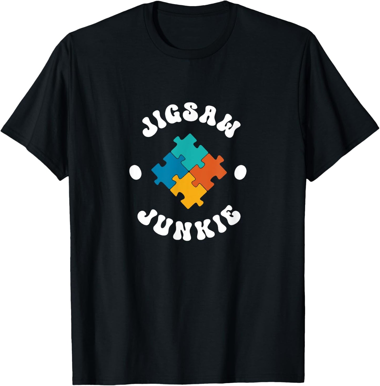 Jigsaw Junkie T-Shirt - T-Shirt | Black