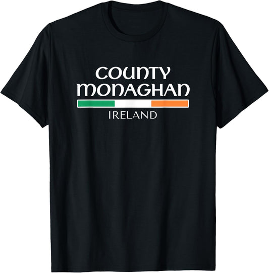 County Monaghan Ireland T-Shirt - T-Shirt | Black