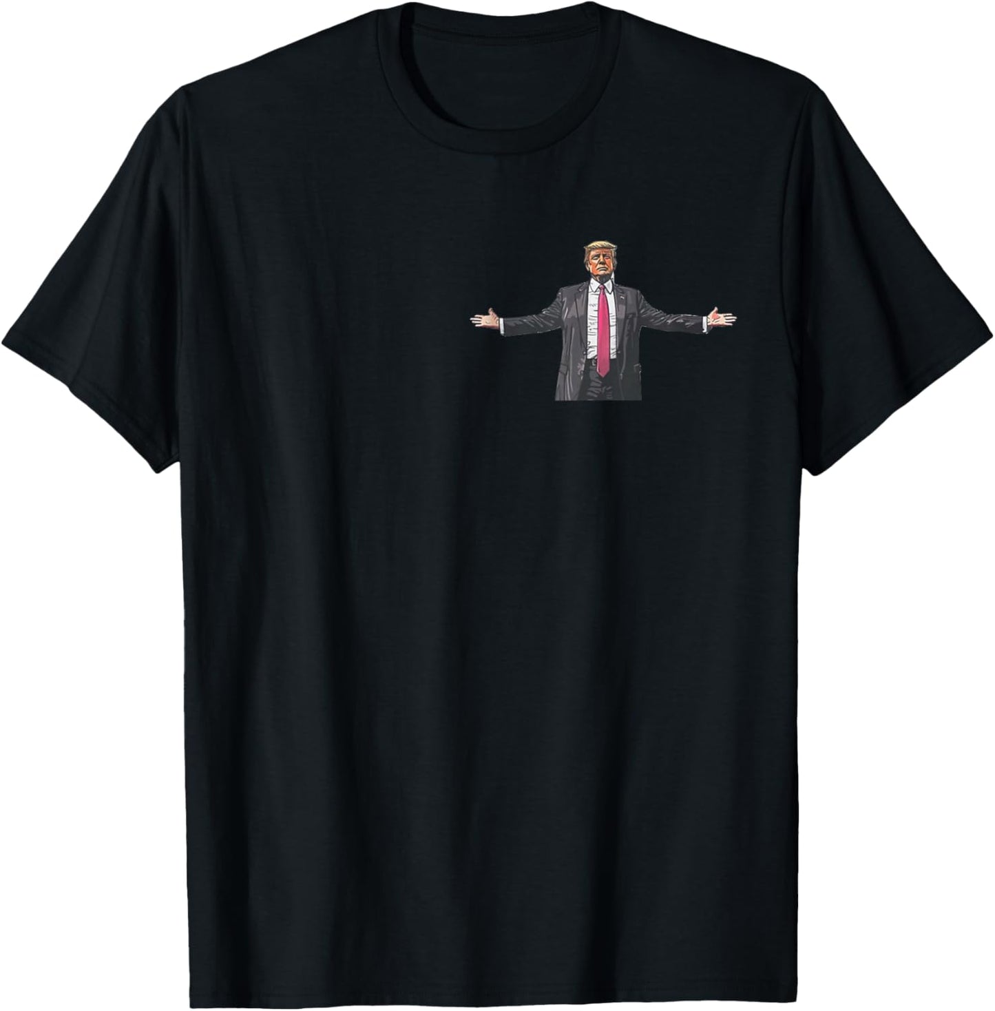 Trump Daddys Home White House 2024 2 Side T-Shirt - T-Shirt | Black