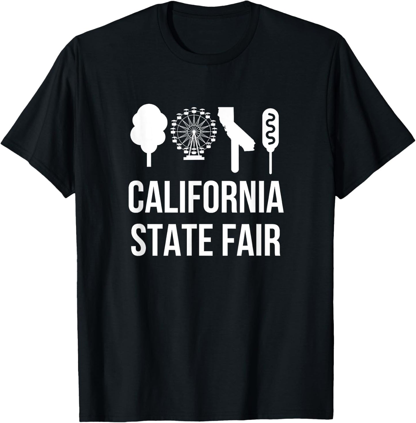 California State Fair Food on a Stick T-Shirt - T-Shirt | Black