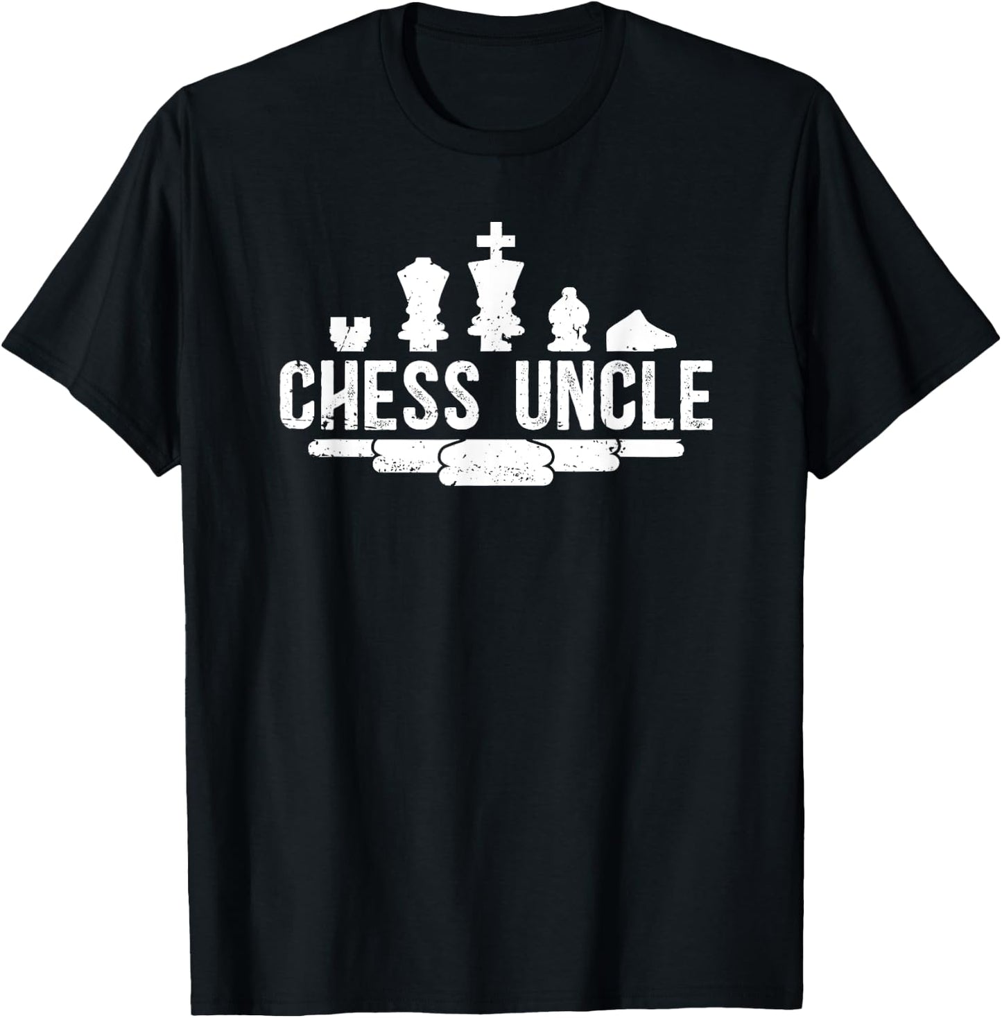 Chess Uncle Proud Uncle Of A Chess Player Uncle T-Shirt - T-Shirt | Black