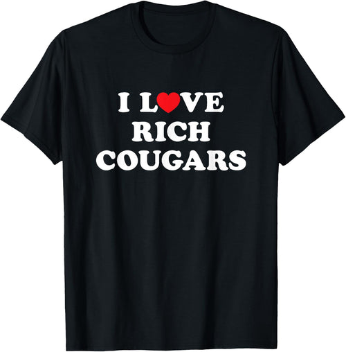 I Love Heart Rich Cougars
