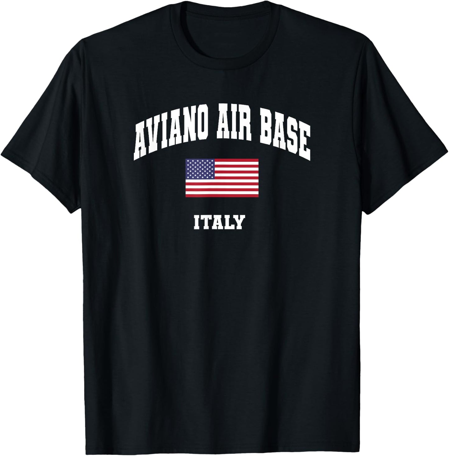 Aviano Air Base T-Shirt - T-Shirt | Black