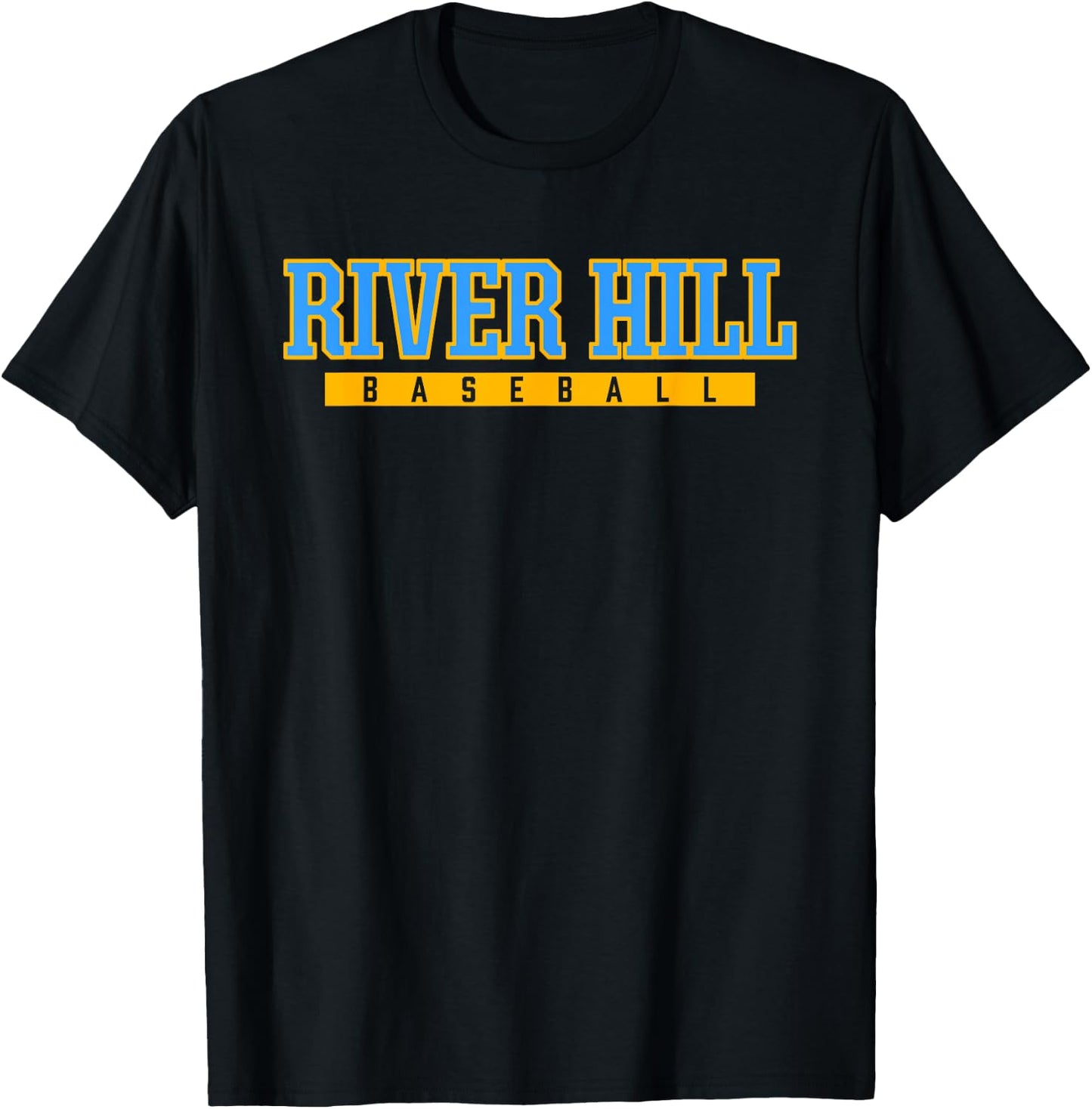 River Hill High School Baseball T-Shirt - T-Shirt | Black