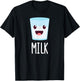 Milk & Cookies Matching Couple Halloween Best Friends T-Shirt - T-Shirt | Black