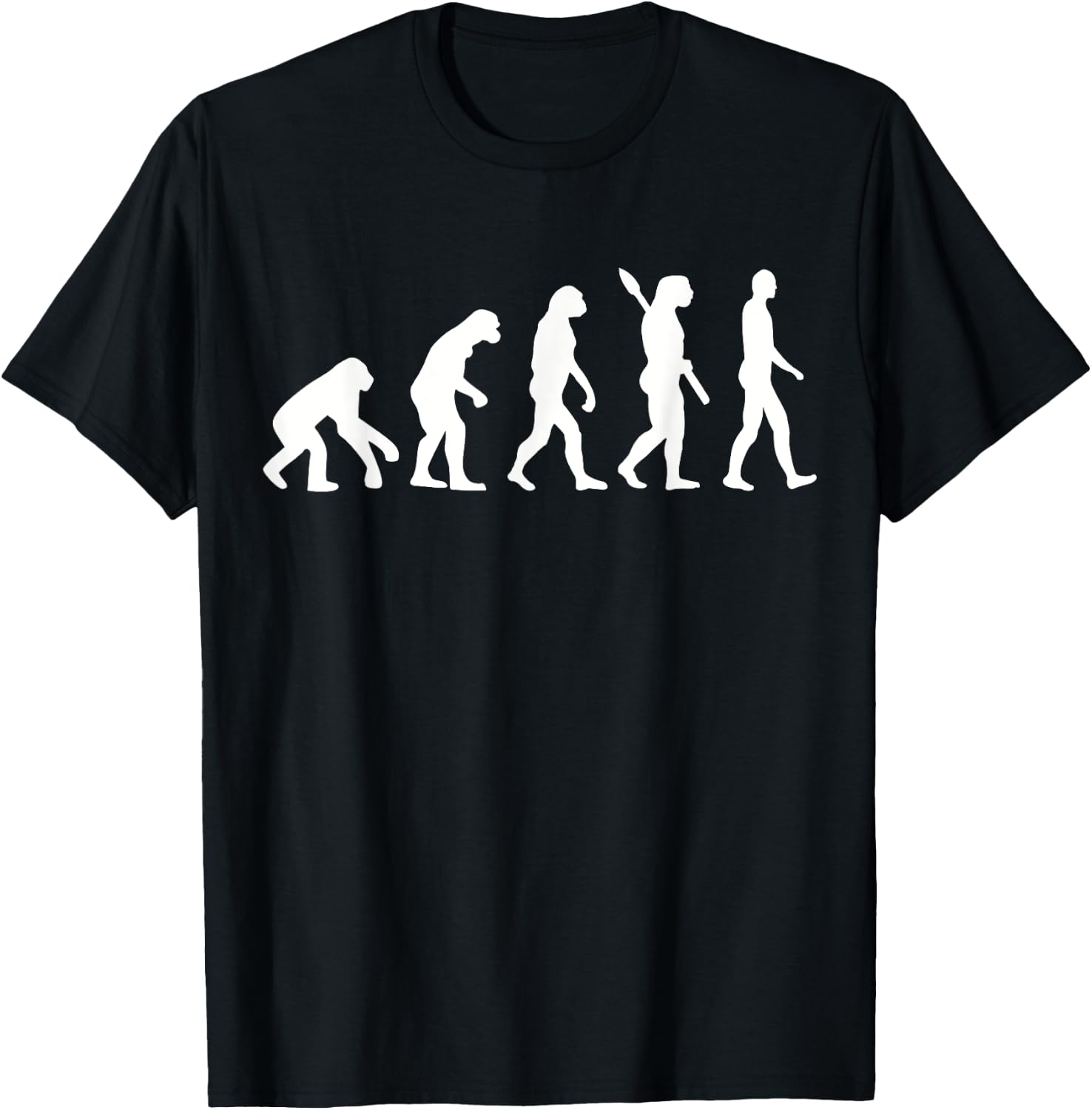 Human evolution T-Shirt - T-Shirt | Black