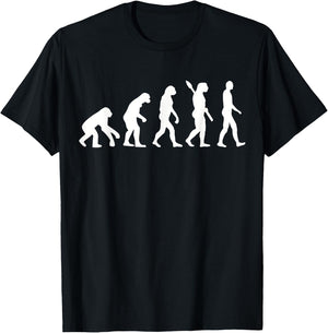 Human evolution T-Shirt - T-Shirt | Black