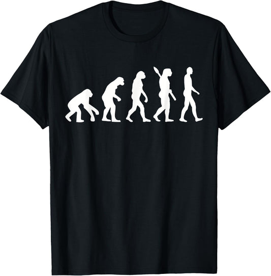 Human evolution T-Shirt - T-Shirt | Black