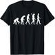 Human evolution T-Shirt - T-Shirt | Black