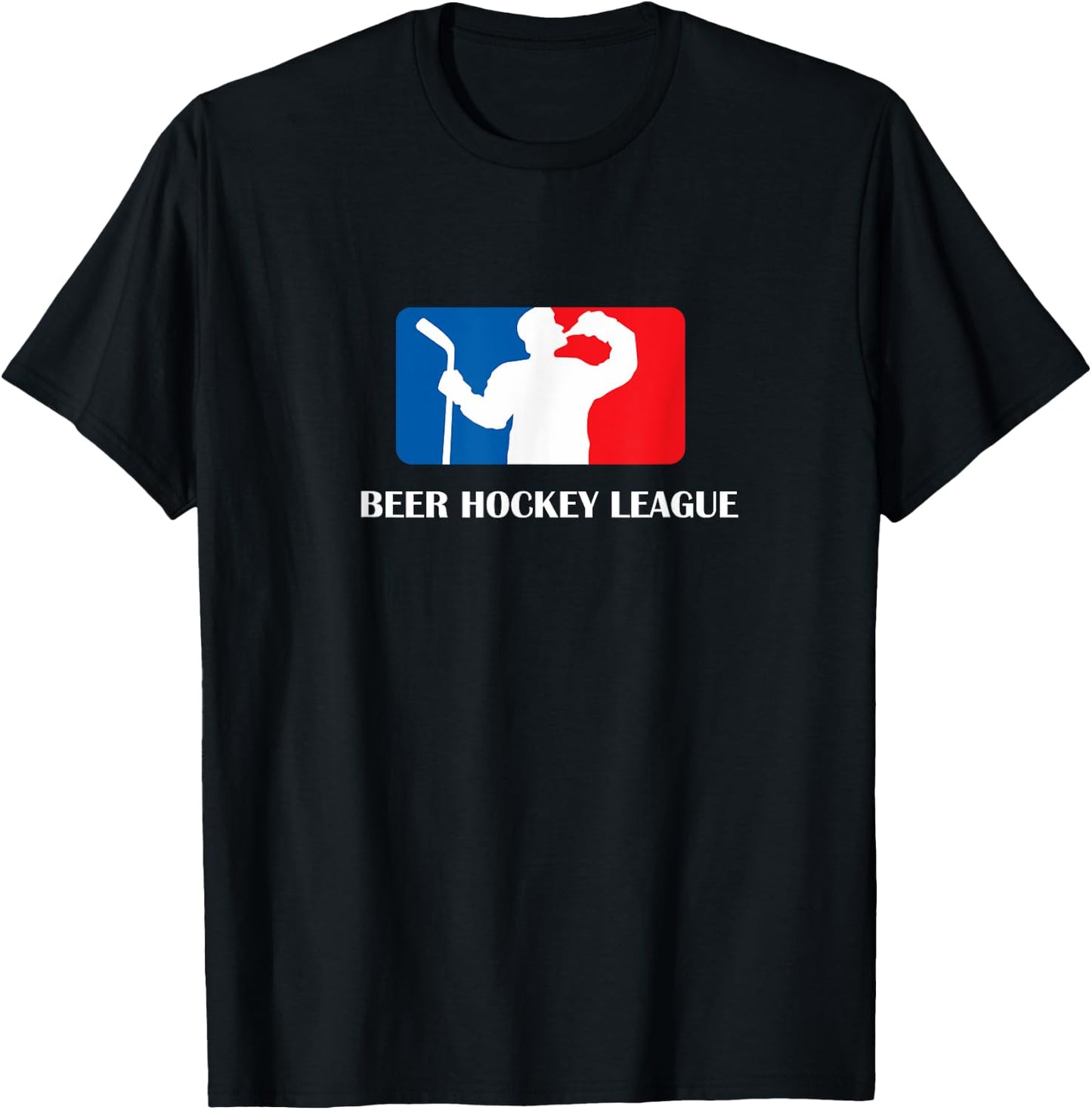 Beer Hockey League Adults T-Shirt - T-Shirt | Black