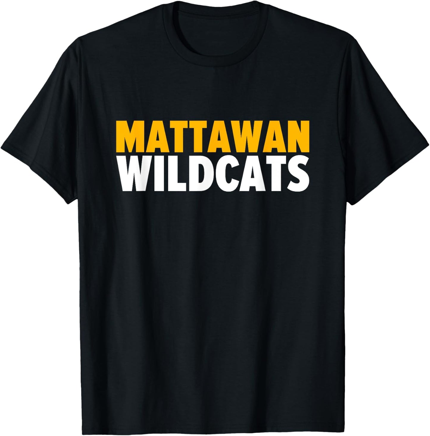 Mattawan Wildcats Bold T-Shirt - T-Shirt | Black