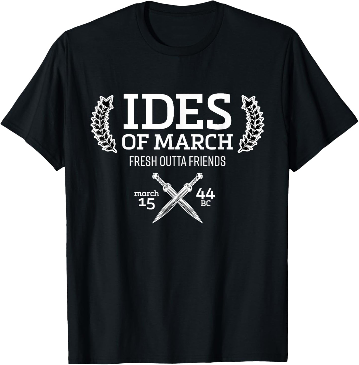 Roman Colosseum History J. Caesar Empire ides of March T-Shirt - T-Shirt | Black