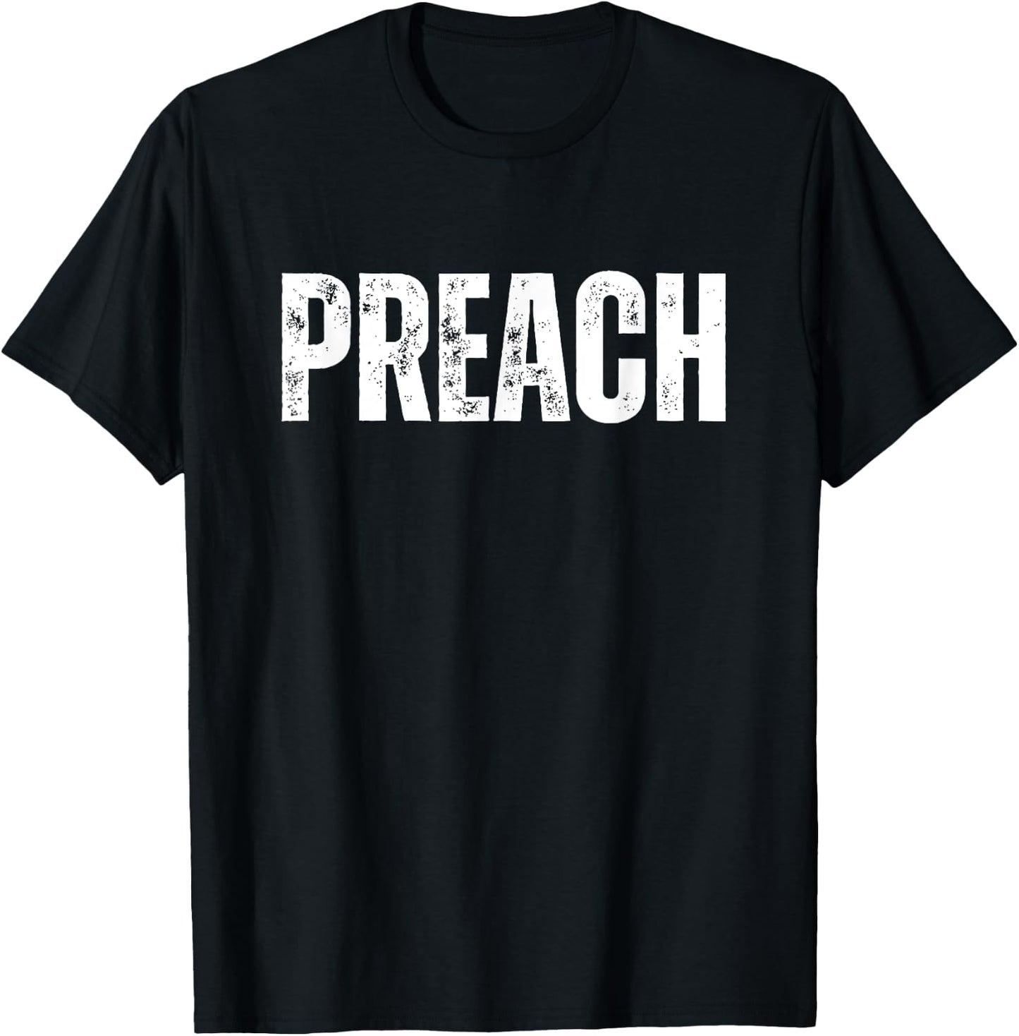 Preach Graphic T-Shirt - T-Shirt | Black