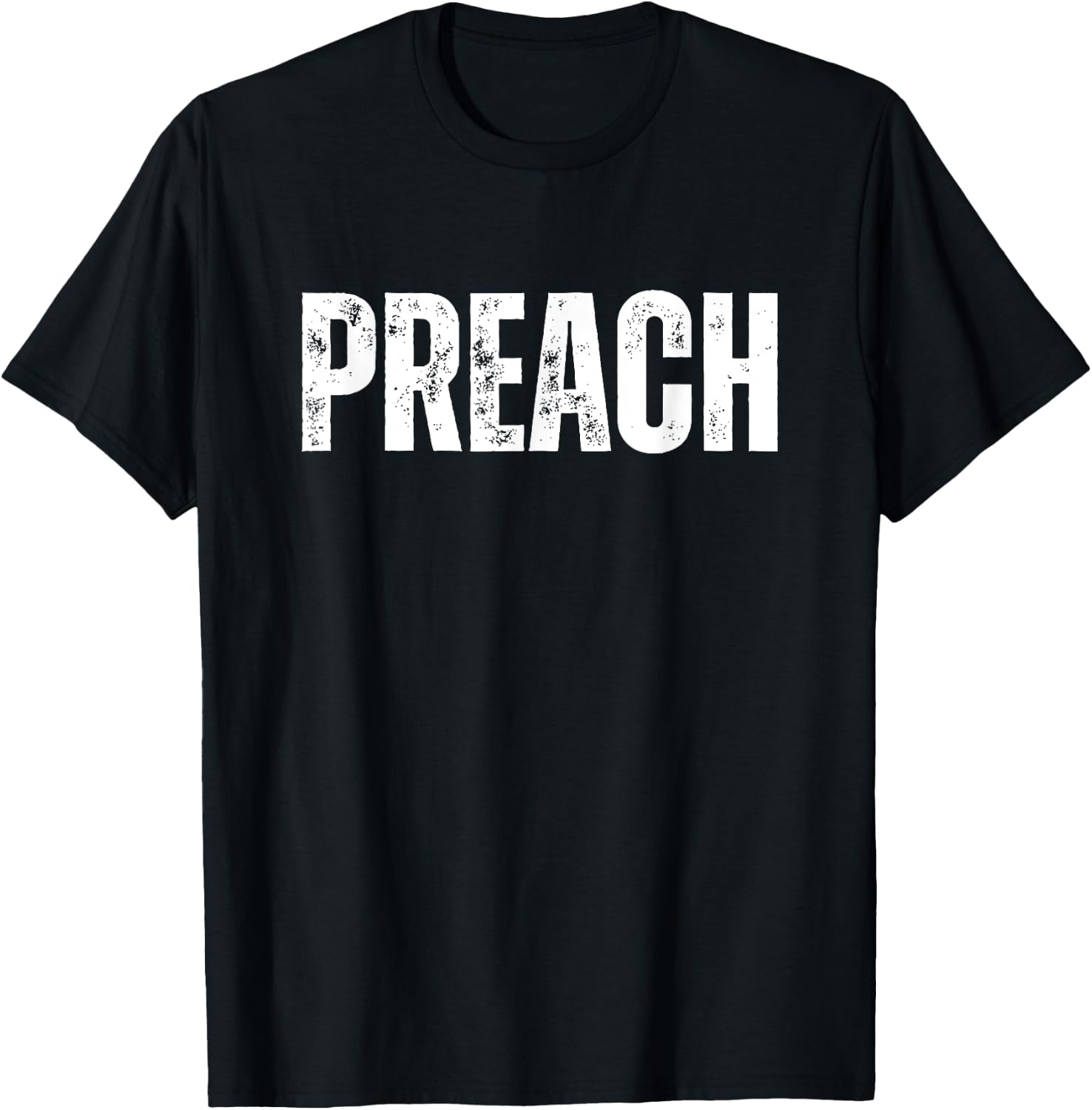 Preach Graphic T-Shirt - T-Shirt | Black