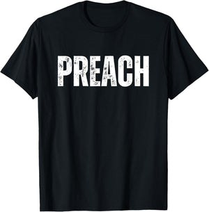 Preach Graphic T-Shirt - T-Shirt | Black