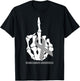 Fuck Brain Cancer Gray Ribbon Brain Cancer Awareness Month T-Shirt - T-Shirt | Black