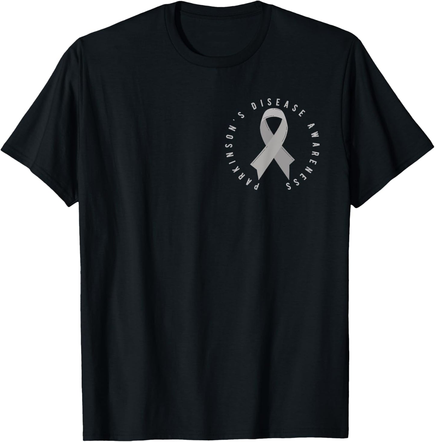 Parkinson's Disease Awareness Month April Support Wear Grey T-Shirt - T-Shirt | Black