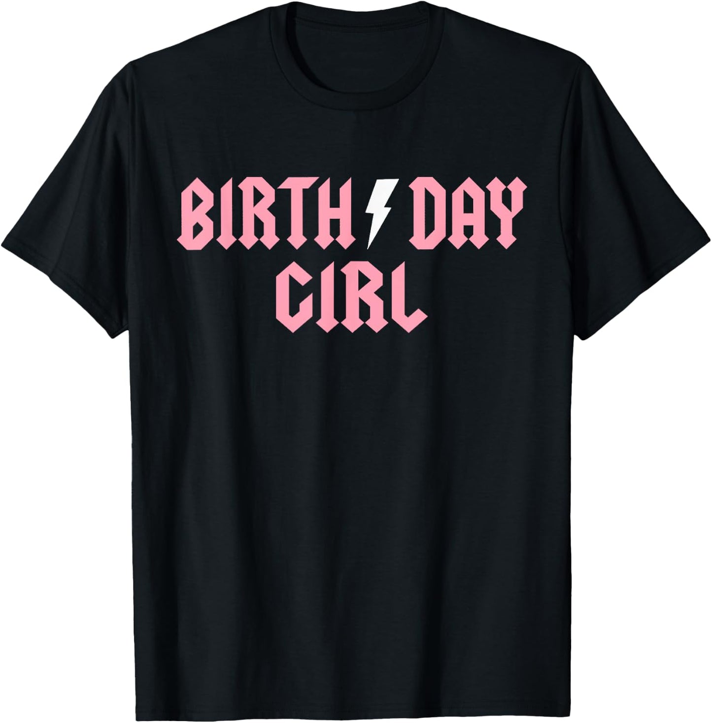 Rock n Roll Birthday Girl Birthday Rock Star Matching Family T-Shirt - T-Shirt | Black