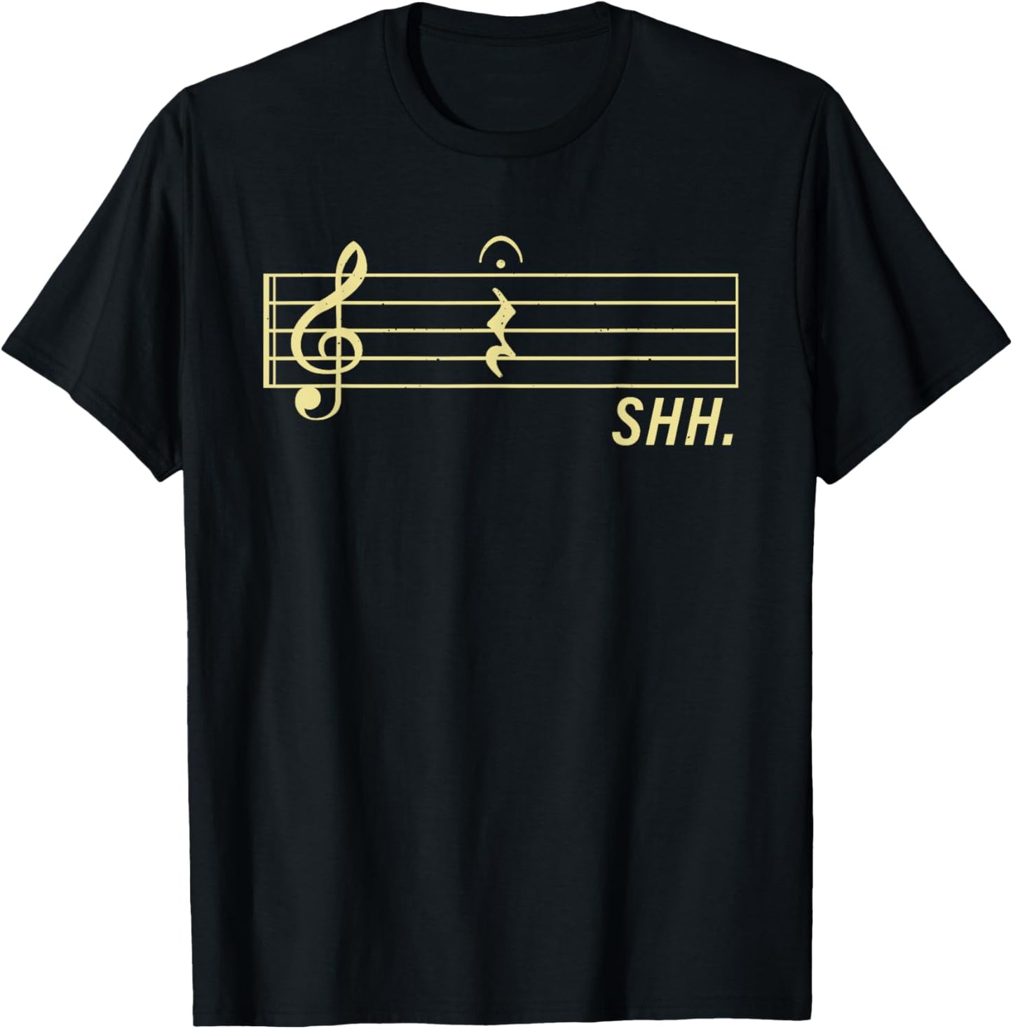 Music Art Women Musical Note Musician Music Teacher T-Shirt - T-Shirt | Black
