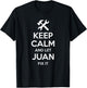 JUAN Fix Quote Funny Birthday Personalized Name Gift T-Shirt - T-Shirt | Black