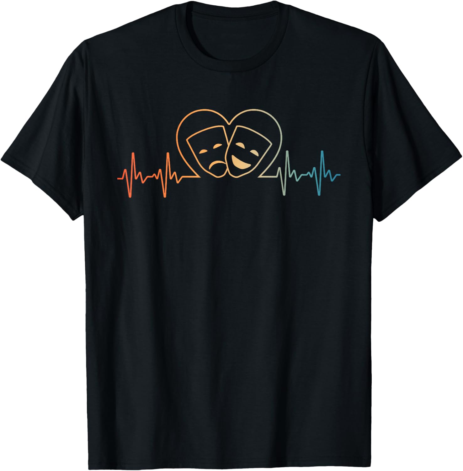 Funny Theater Design Women Drama Musical Theatre T-Shirt - T-Shirt | Black