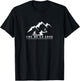 Col de la Loze Bicycle Bike France Tour Alps T-Shirt - T-Shirt | Black