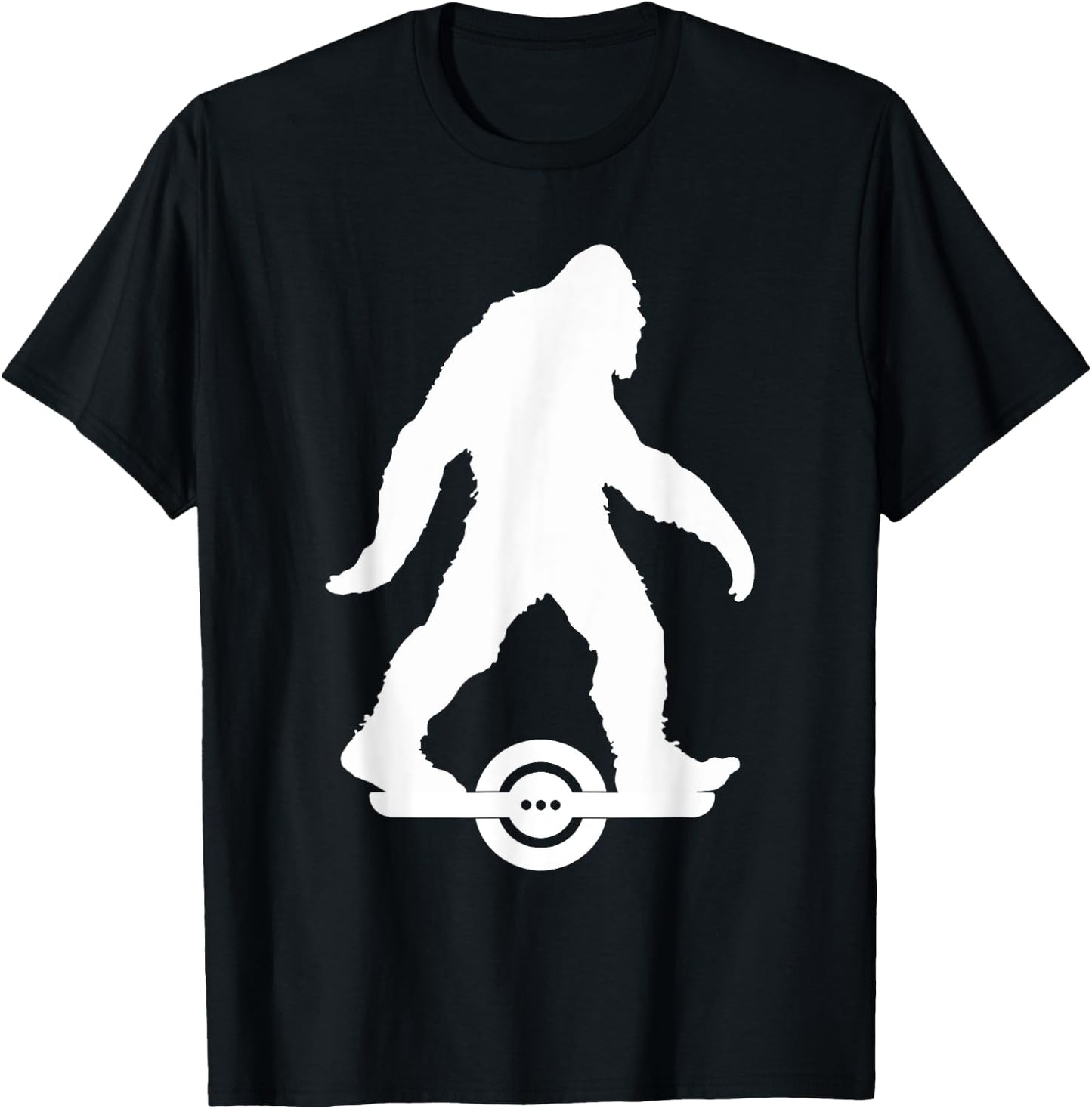 Bigfoot One Wheel Float Electric Skateboard Owner Hoverboard T-Shirt - T-Shirt | Black