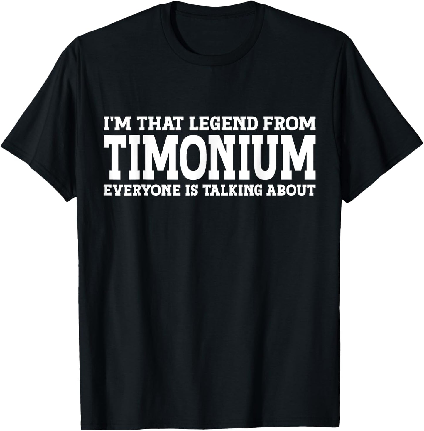 Timonium Hometown MD Maryland Home Roots Funny City Timonium T-Shirt - T-Shirt | Black