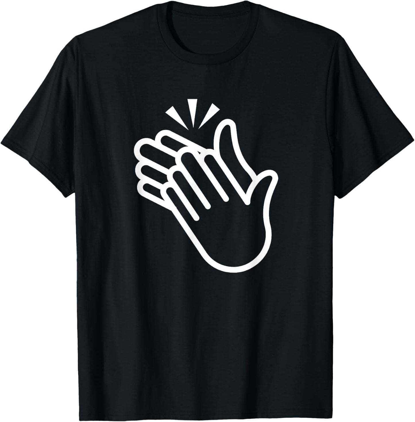 Clapping Hands, Funny, Jokes, Sarcastic T-Shirt - T-Shirt | Black
