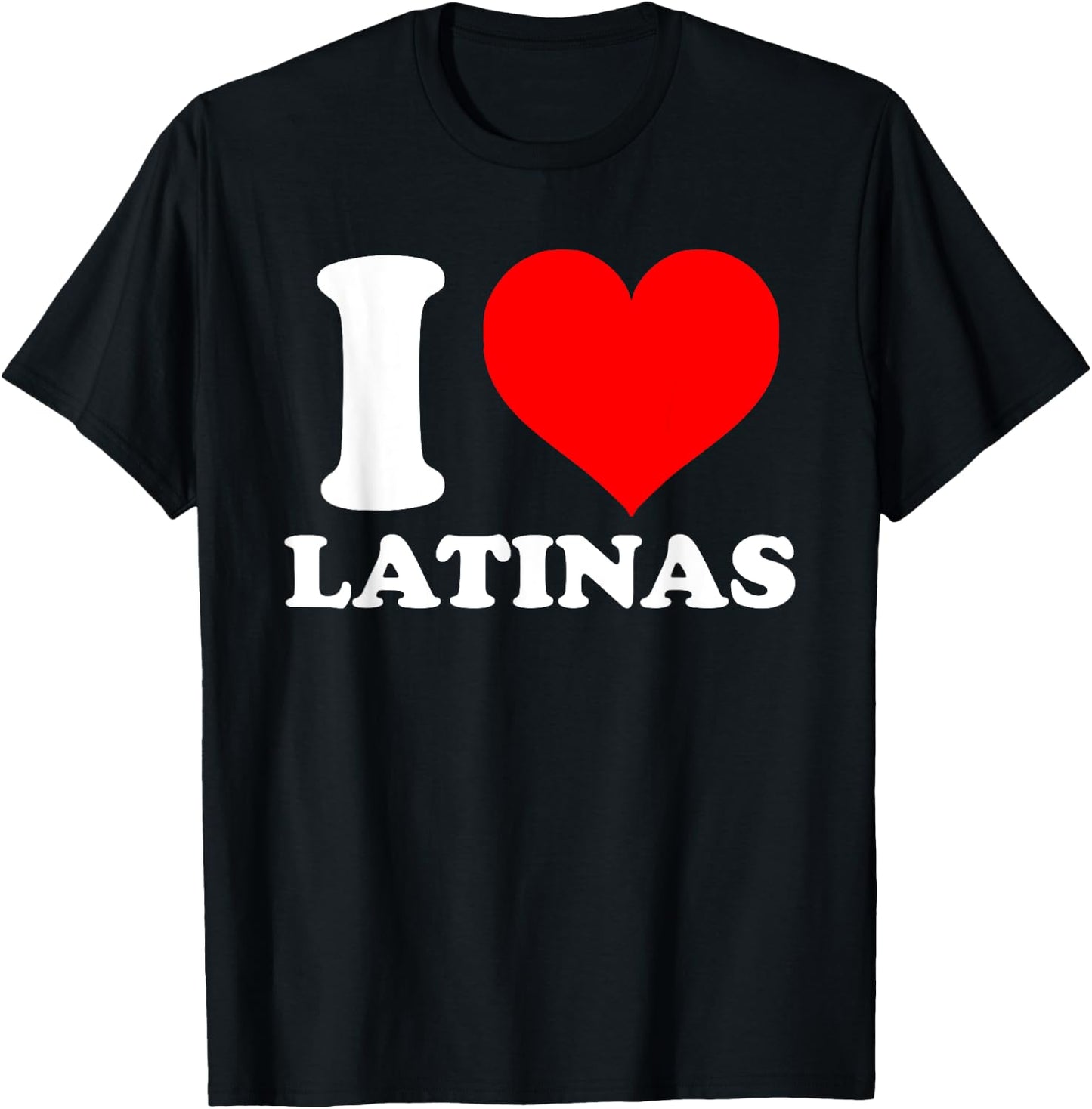 I Heart Latinas T-Shirt - T-Shirt | Black